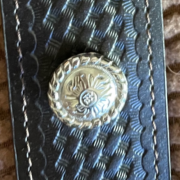 PRICe DROP! Striking Boho Faux leather western belt - Picture 8 of 11